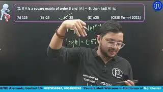 BOARDS 2023 : Class 12 | Determinants L6 | Past Year Questions (PYQ) | N.J. CLASSES | CBSE/ISC |