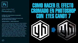 Tutorial Photoshop | Efecto Cromado para Logos y Textos