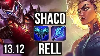 SHACO & Lucian vs RELL & Draven (SUP) | 4.3M mastery, 1/1/18, 2400+ games | KR Master | 13.12