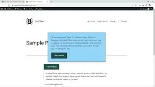 How to create modal, off-canvas layouts in Gutenberg step by step using Content Blocks Builder