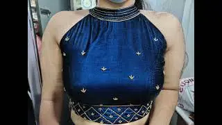 Designer  blouse made by Kabir designer boutique. 