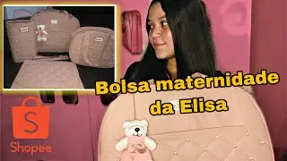 KIT BOLSA MATERNIDADE DA SHOPEE !! Eu gostei?! Veio com defeitos?! DIÁRIO DA GRAVIDEZ
