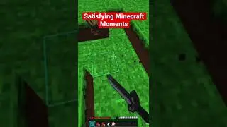 Satisfying Minecraft Moments Be Like…
