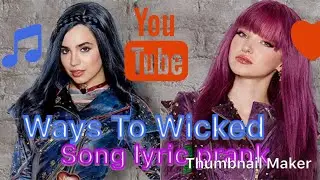 Mal and Evie Texting! Song prank So May Ways To Be Wicked!! (Evie gets upset🤧)