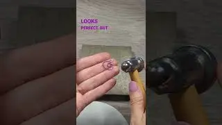 Is it possible to hammer coated copper wire? 