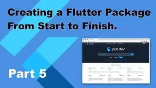 Creating a Flutter Package : From Start to Finish - part 5