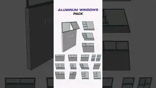 ArchiCAD Aluminium Windows Presets Pack 