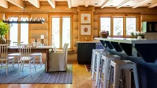 Makeover: An ’80s Log Cabin Gets A Fresh New Look
