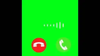 Call Buttons Green Screen | Calling Screen Green Screen free to use