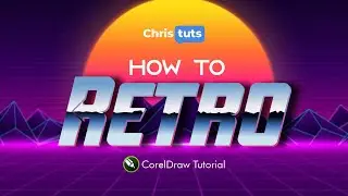 How to Create a 80's Retro-Chrome Text in CorelDraw