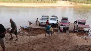 Manambolo River Car Ferry  Madagascar