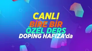 Doping Hafıza'nın Kişiye Özel, Online Birebir Ders İmkanı ile Sınav Başarınızı Arttırın