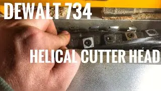 Helical Carbide Cutter Head Installation | Dewalt 734