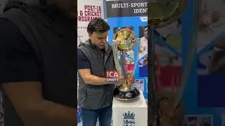 ICC Cricket World Cup 2023 Trophy unboxing 