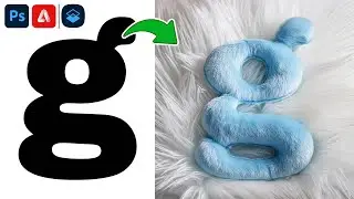 Generate Fur text effect using Adobe Photoshop & Adobe Firefly