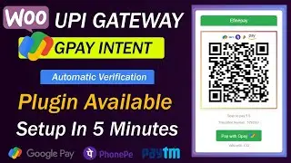 New UPI PAYMENT GATEWAY PLUGIN FOR WordPress/Woocommerce Website Full tutorials in Hindi