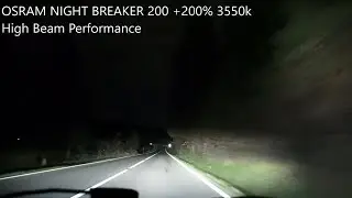 OSRAM NIGHT BREAKER +200% 3550k High Beam Performance