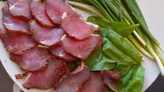 The most delicious beef basturma. Armenian recipe