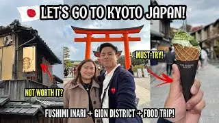 EXPLORING KYOTO JAPAN  🇯🇵 | DAY TRIP TO KYOTO FROM OSAKA | FUSHIMI INARI + GION DISTRICT + FOOD TRIP
