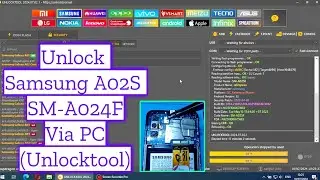 Tutorial Unlock Samsung A02S Via PC Unlocktool