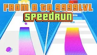 ✅SPEEDRUN in Canvas Run from 0 to 9999 level | World Record🎖