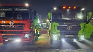 Смазка шкварней на Шакман Х 3000 трехостный