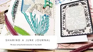 Junk journal flip through; rediscovering hidden treasures in my stash!