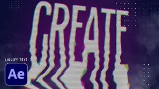 Dripping Liquid Text Effect | After Effects Tutorial