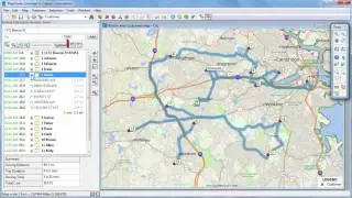 Maptitude 2018 map directions, map deliveries, map route, optimized route
