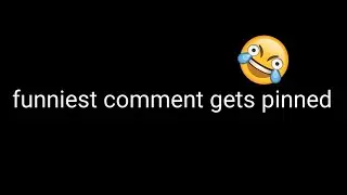 funniest comment gets pinged