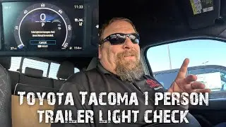 Automatic Trailer light check on the new Tacoma