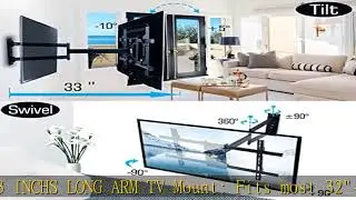 FORGING MOUNT Corner TV Wall Mount Long Arm TV Mount Bracket for 32