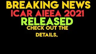 ICAR|AIEEA|NTA|2021|Date|Announced|Updates|Tamil|Muruga MP