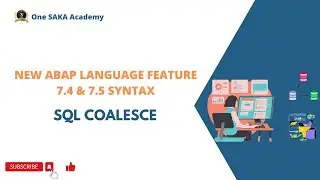 new ABAP Syntax-  SQL COALESCE