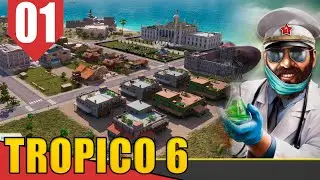 Construa uma CIDADE como DITADOR CUBANO Durante PANDEMIA- Tropico 6 Going Viral #01 [Gameplay PT-BR]