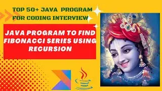 Java Program to Find Fibonacci Series Using Recursion