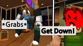 Roblox Exploiting - Trolling mad Frappé workers (1K SUB SPECIAL!!!)