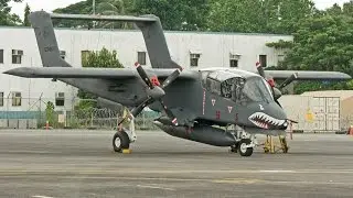 Rockwell OV 10 Bronco in perspective