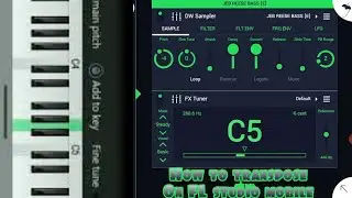 How To Transpose One Shot Sounds On Fl Studio Mobile