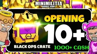 Mini Militia Black Ops Crate Opening and Strike Crate 2 times😎