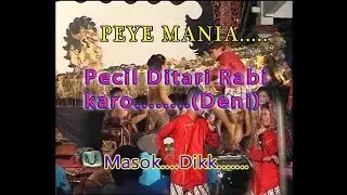 PEYE MANIA....Aksi CAK PERCIL Sebelum rabi karo mbak DENI...  Masokkk ...Dikk...