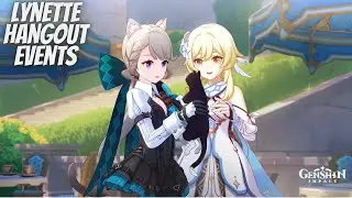 Genshin Impact: All Lynette Hangout Events (First Try) (PS5) (No Commentary) (English)