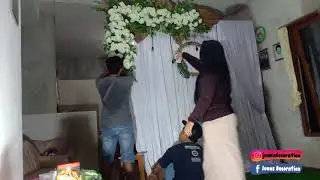 DEKORASI TUNANGAN || DIY Dekorasi simple bikin sendiri dirumah!!!