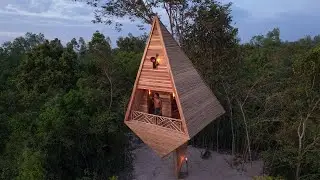 Off Grid Living Cabin Modern House , Wood House Technology