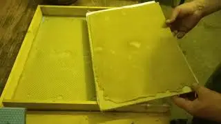Вощина Своими Руками Силиконовой Матрицей Листопад