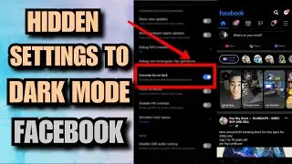 HIDDEN SETTINGS TO DARK MODE FACEBOOK 2020