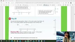 EnVision Math 6 Lesson 2-2: Represent Rational Numbers on the Number Line