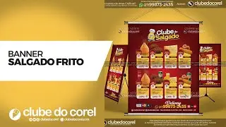 Banner Salgado Frito [CDR e PDF]