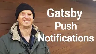 Web push within a Gatsby website