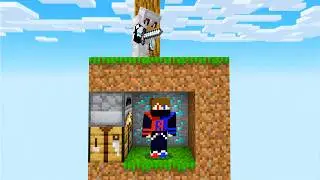 Speedrunner VS Hunter in ONE CHUNK in Minecraft